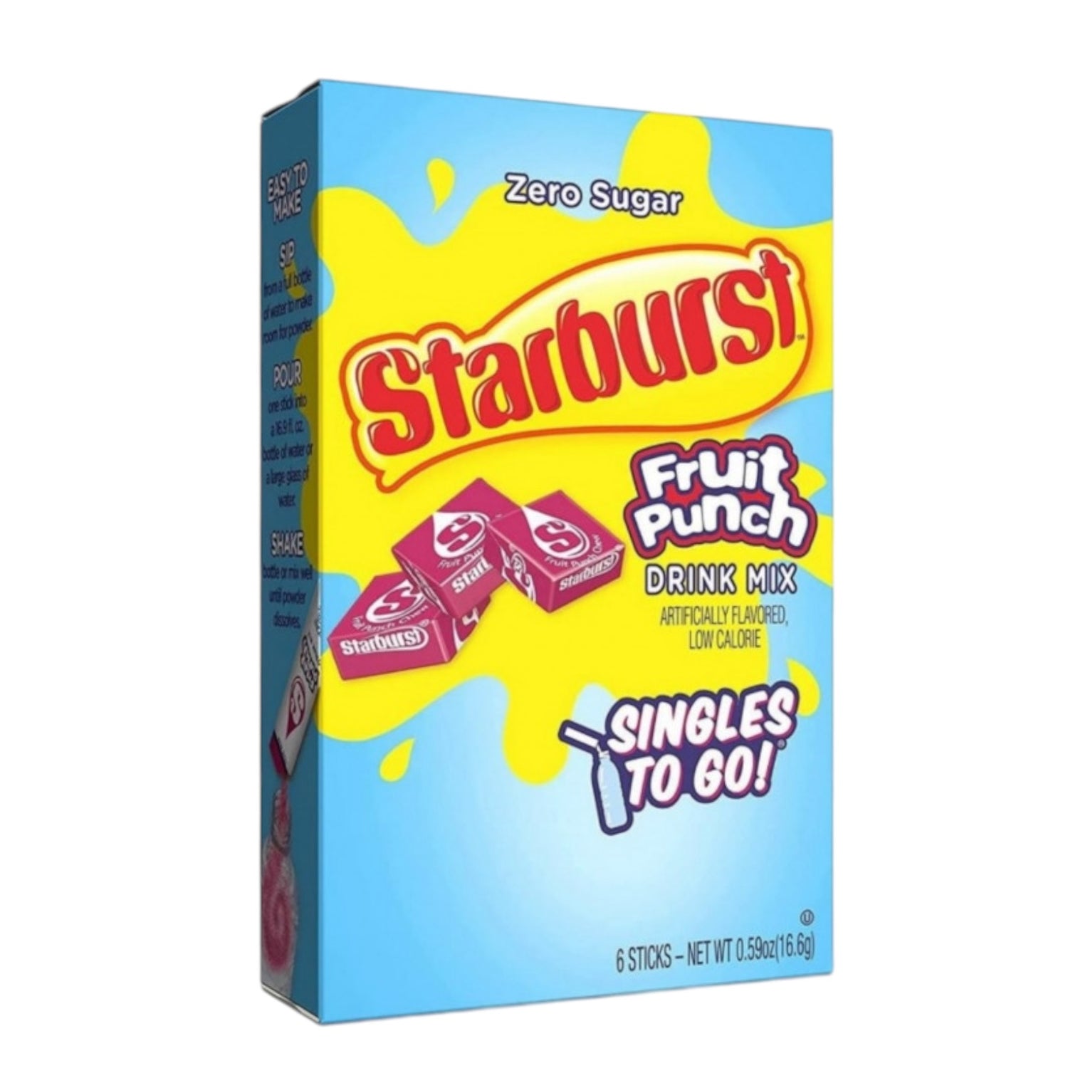 Starburst Fruit Punch Singles To Go Drink Mix