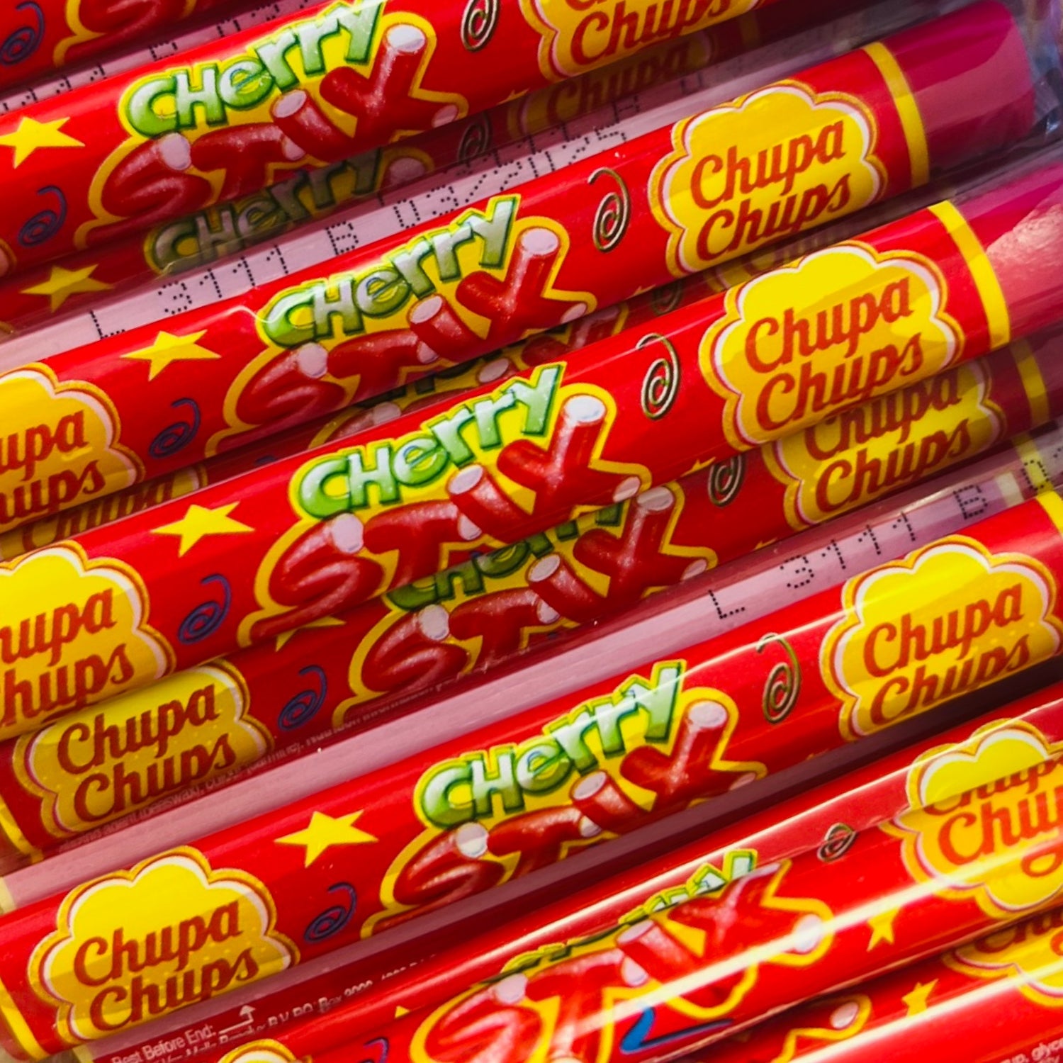 Chupa Chups Cherry Stix 4 Pack