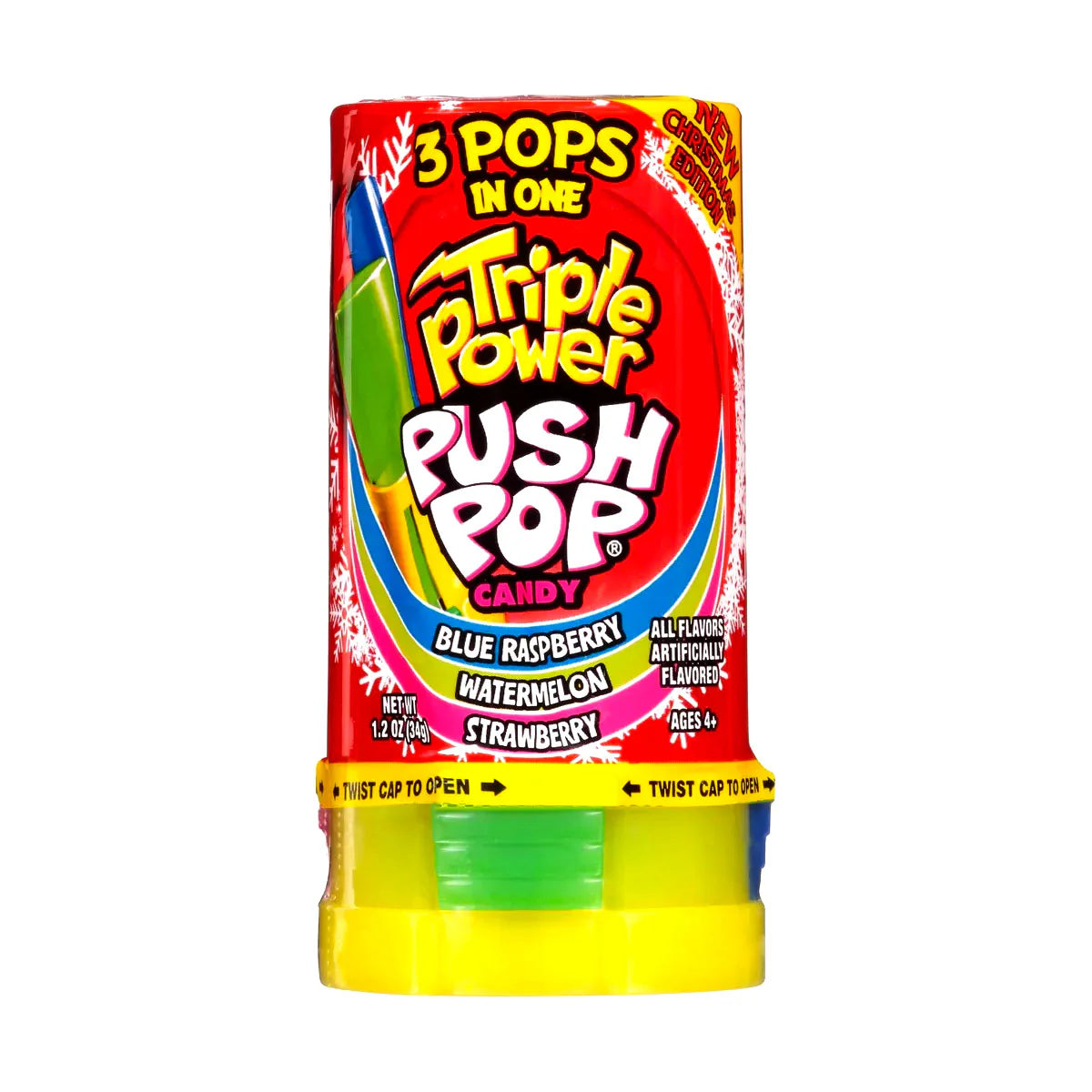 Topps Christmas Triple Power Push Pop