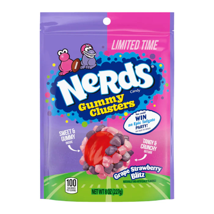 Nerds Gummy Clusters Grape Strawberry Blitz Limited Time (227g)