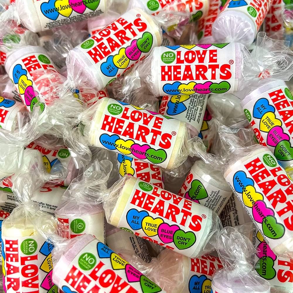 Love Hearts Mini Rolls x10