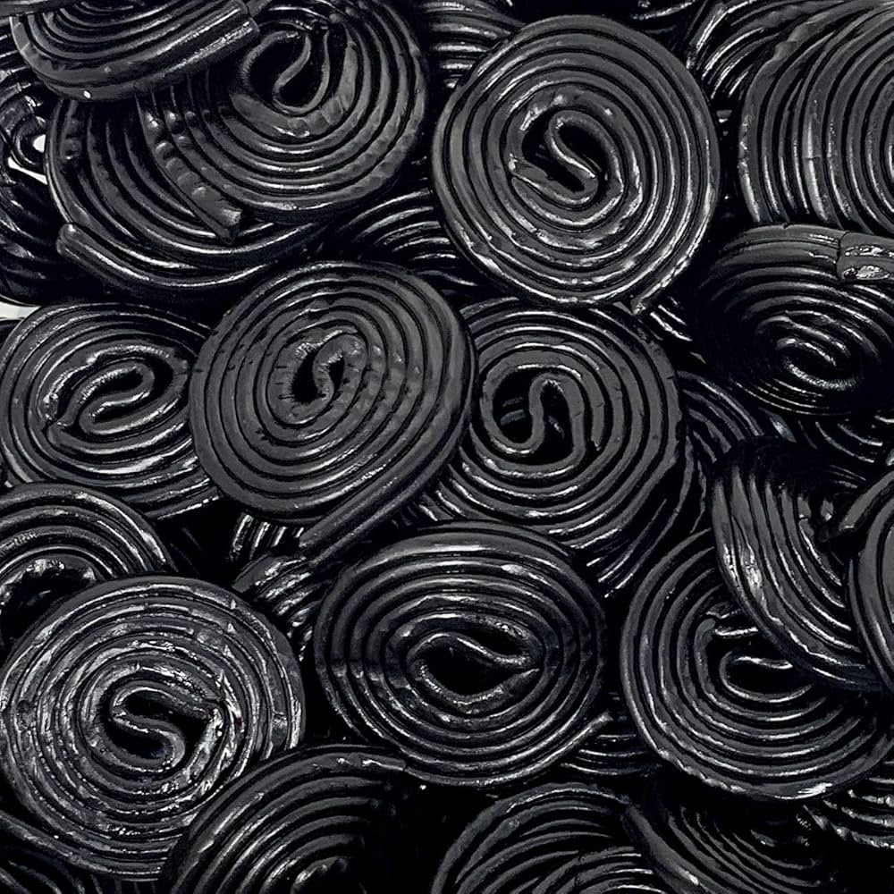 Liquorice Wheels 150g