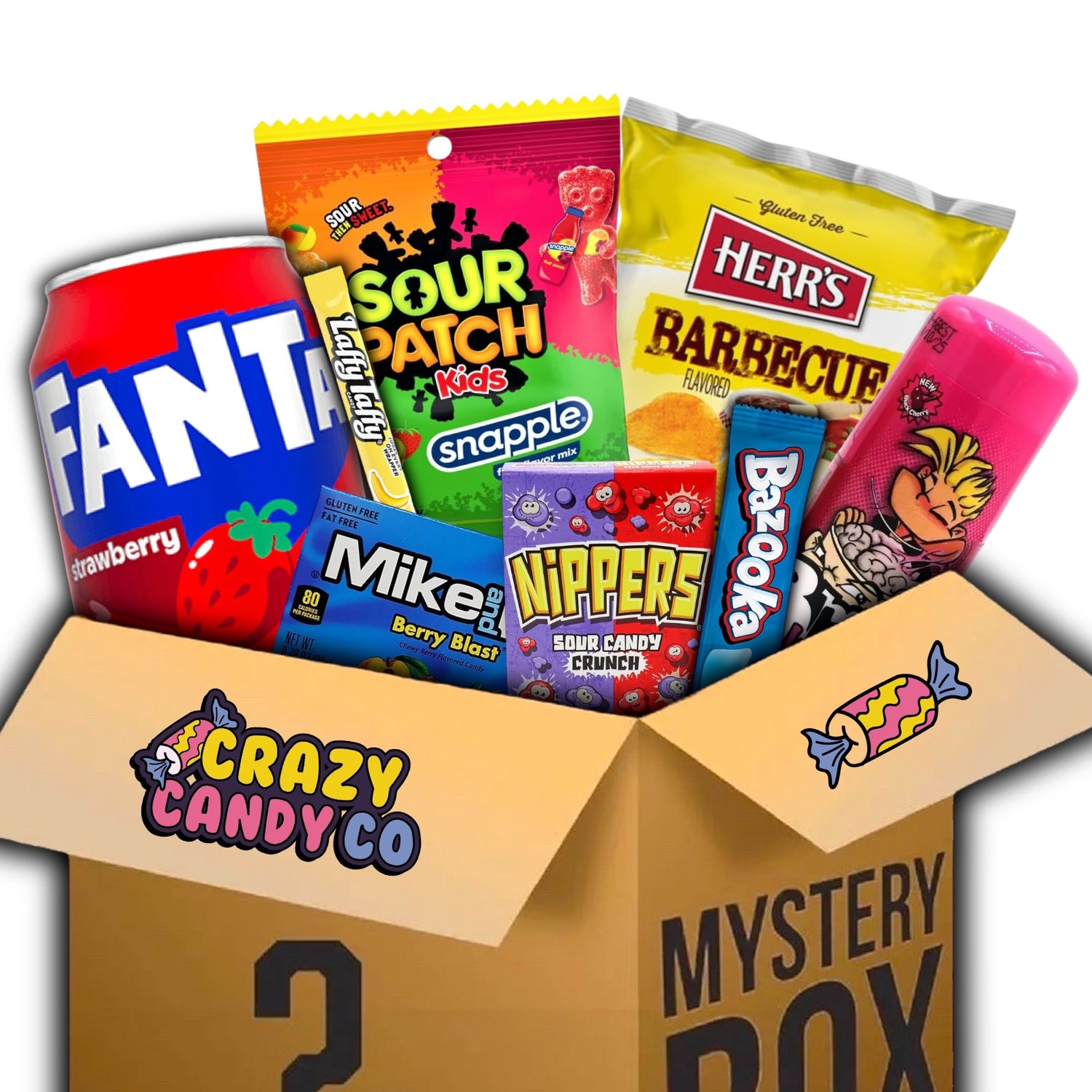 £10 Crazy Candy Treat Box - 7 Items