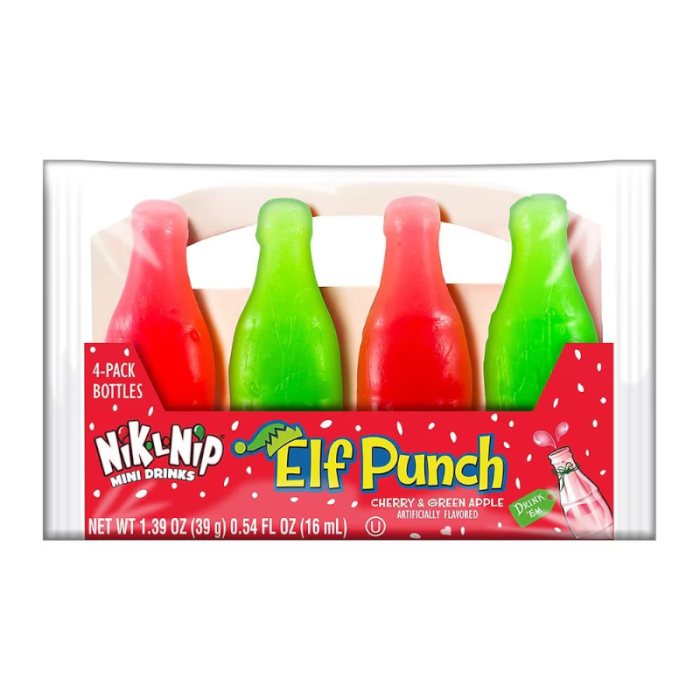 Nik-L-Nip Elf Punch Wax Bottles