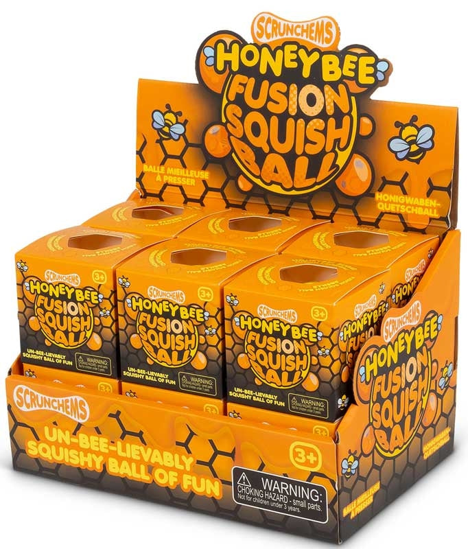 Scrunchems Honey Bee Fusion Squish Ball