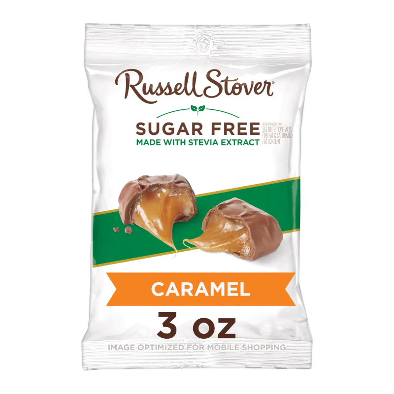 Russell Stover Sugar Free Caramel Cremes 85g