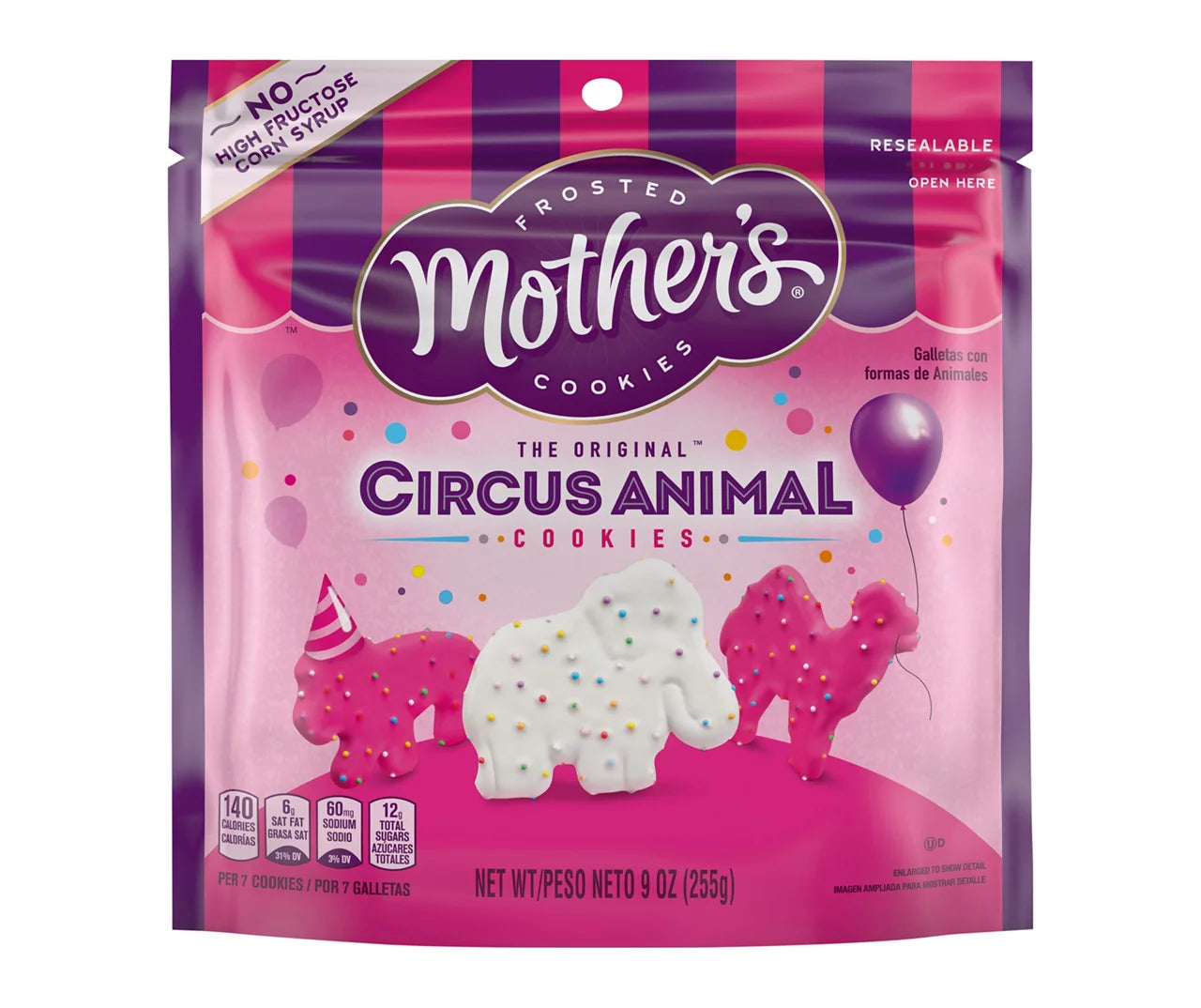 Mother's Circus Frosted Animal Cookies 255g