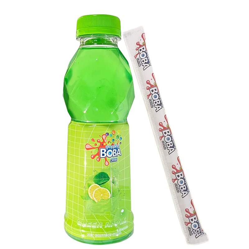 Popping Boba Green Apple Drink 500ml