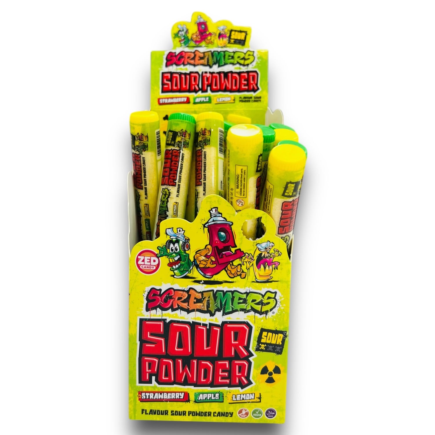 Screamers Sour Powder Tubes (Vegan)