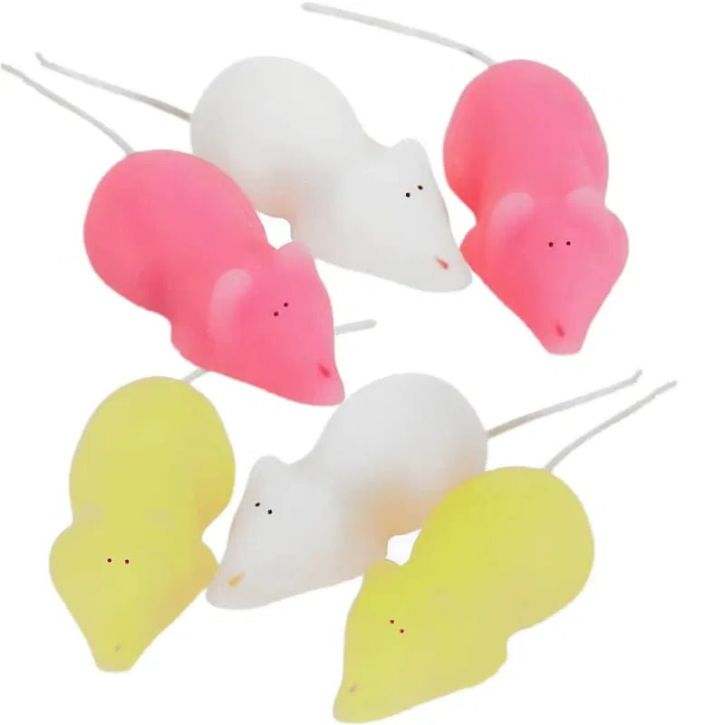 Sugar Mice Sticks Assorted Colours (3 Mice)