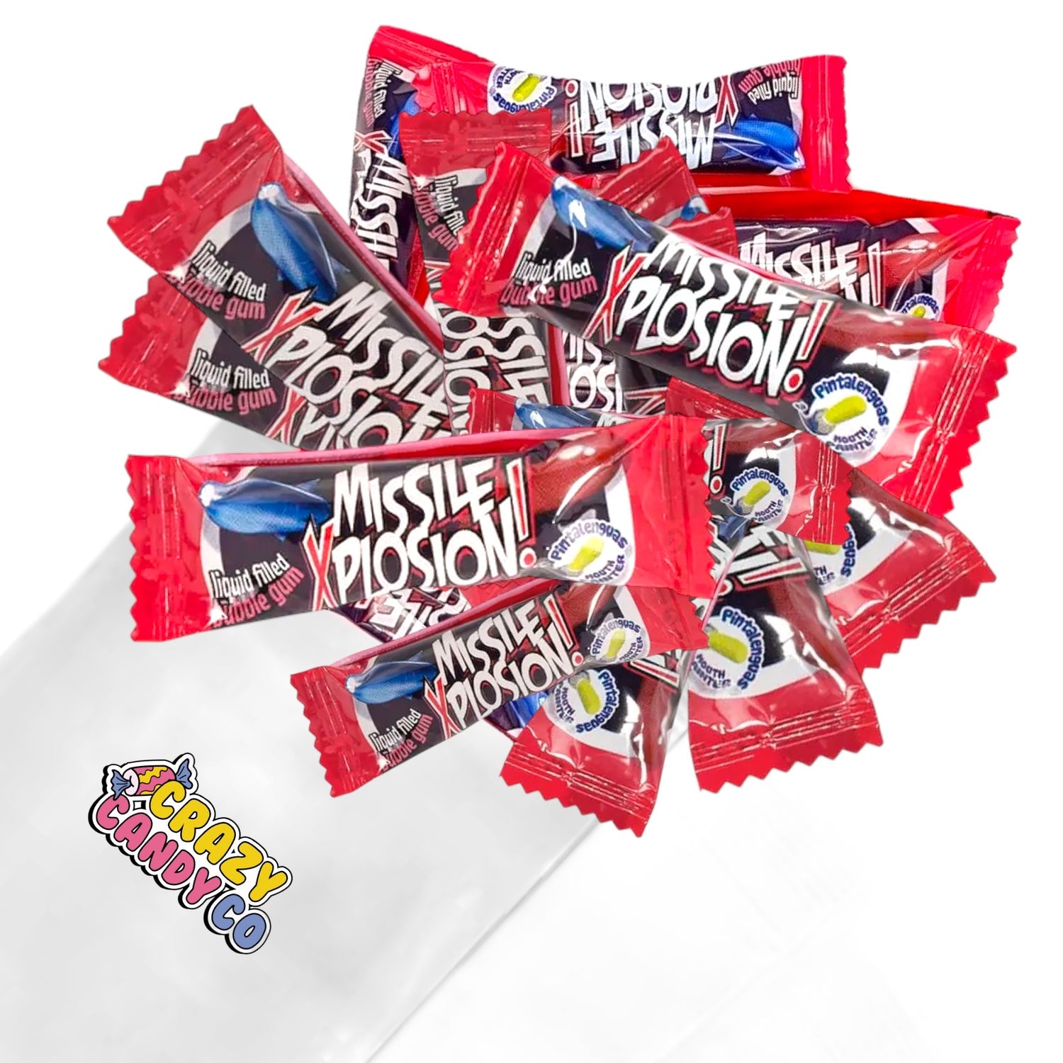 Fini Missile Xplosion Bubblegum 10 Pack