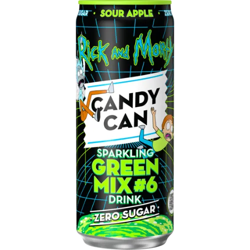 Rick and Morty Green Mix Sour Apple Drink