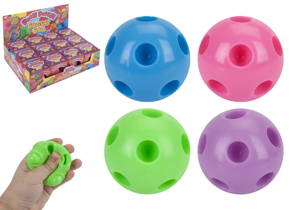 Push Poppin Squeezy Squishy Sensory Pop Ball 6.5cm