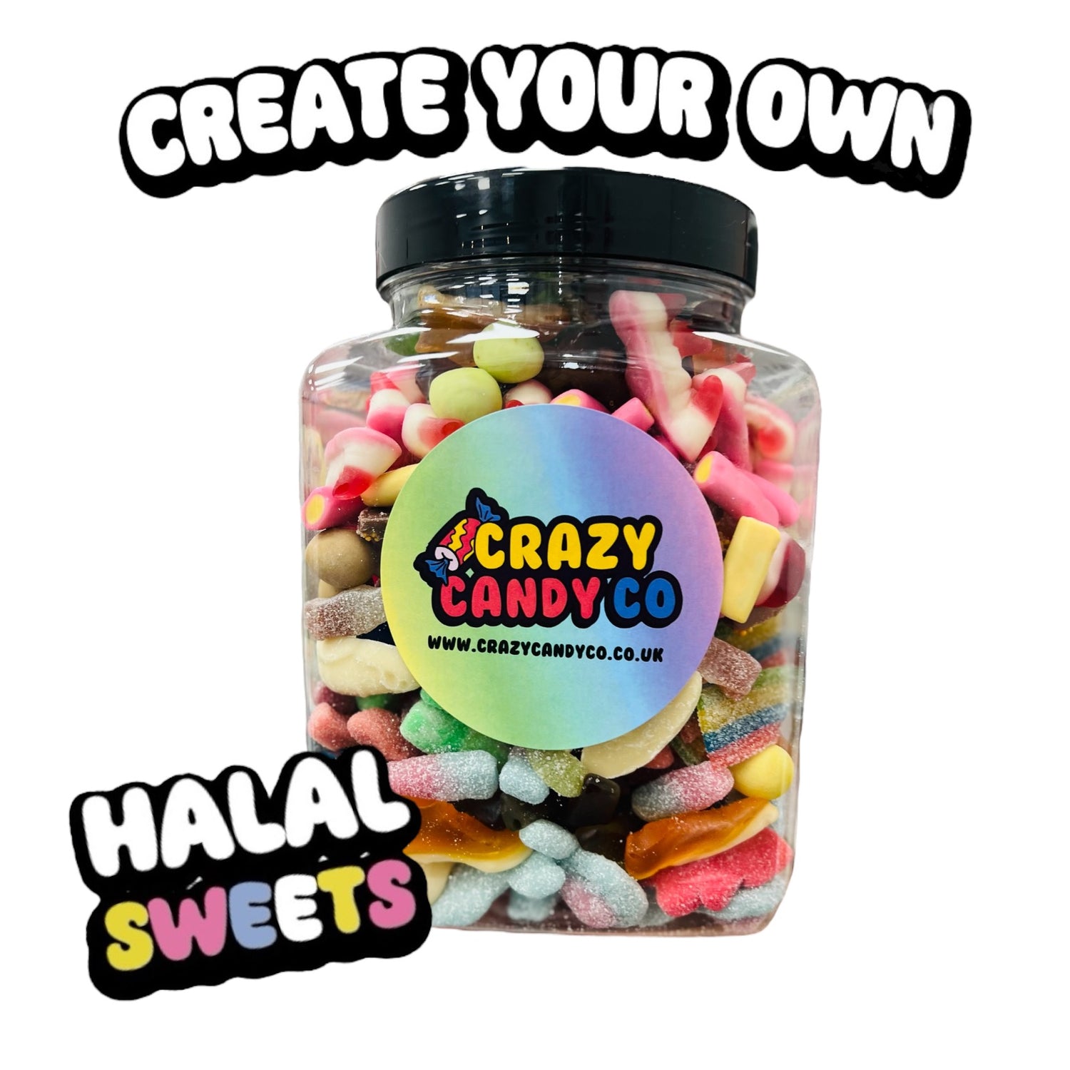 Create Your Own Pick and Mix Jar HALAL 1.5kg