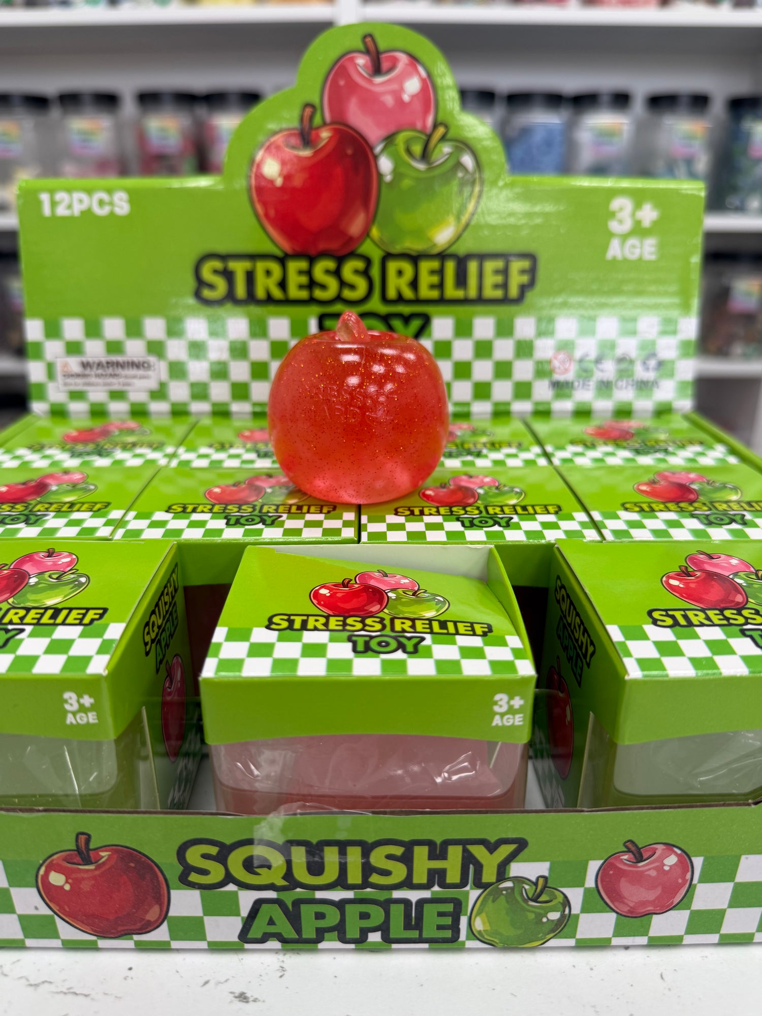 Squishy Apple Soft Sticky Jelly Toy