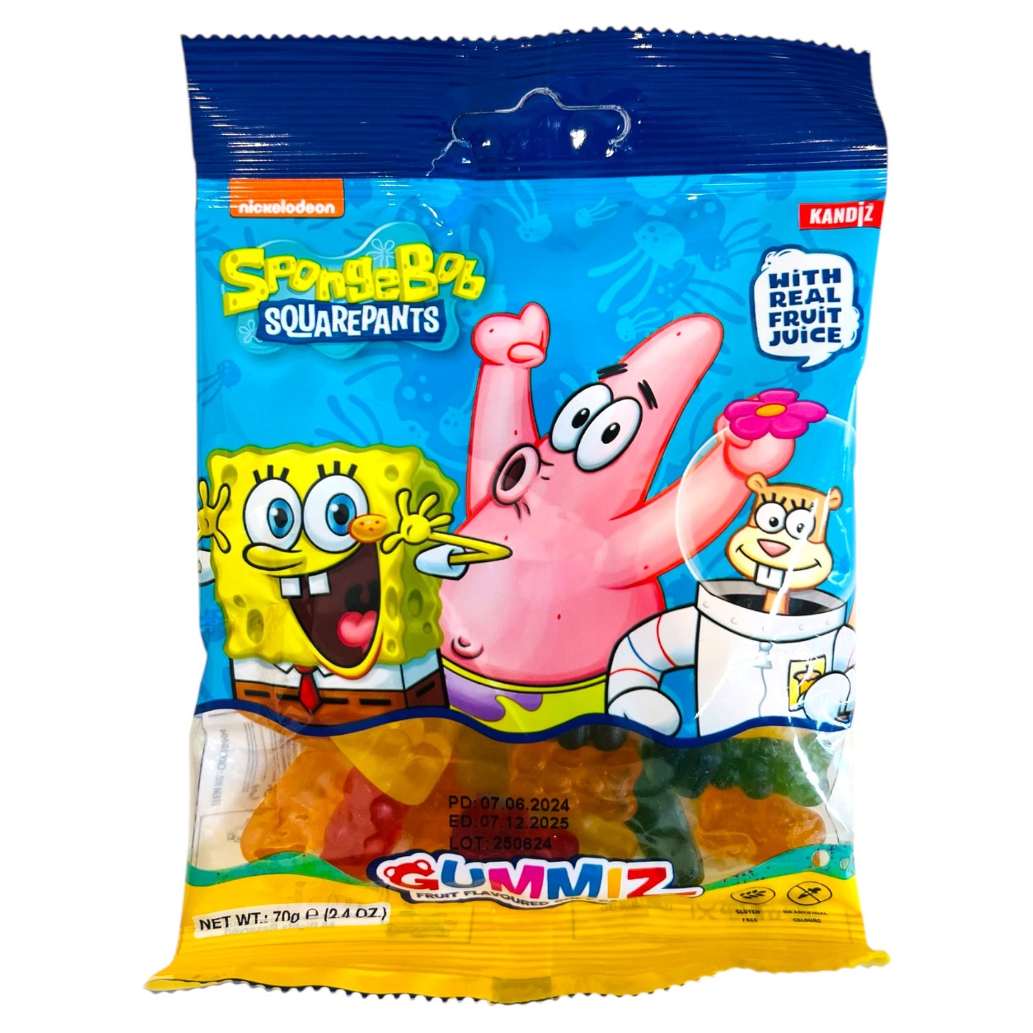 Nickelodeon Spongebob Gummiz Bears 70g