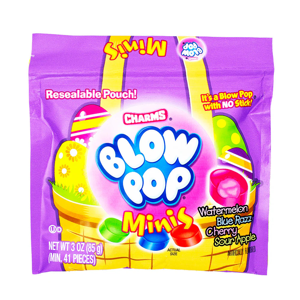 Charms Easter Chicks Blow Pop Minis 85g