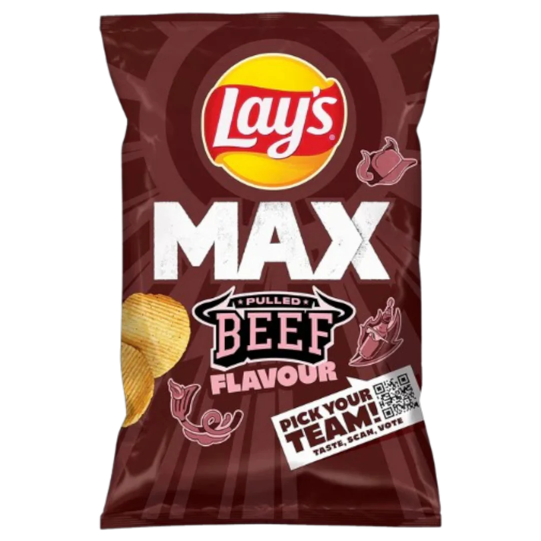 Lays Wavy Pulled Beef Crisps (Germany) 130g