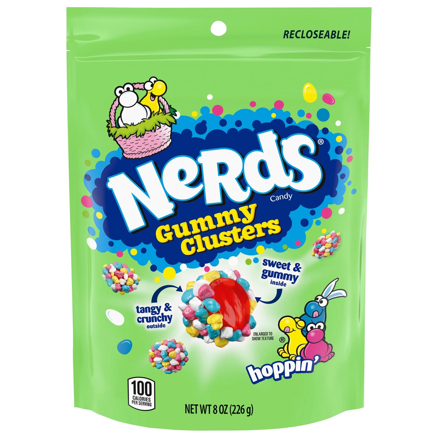 Nerds Easter Hoppin' Gummy Clusters 170g