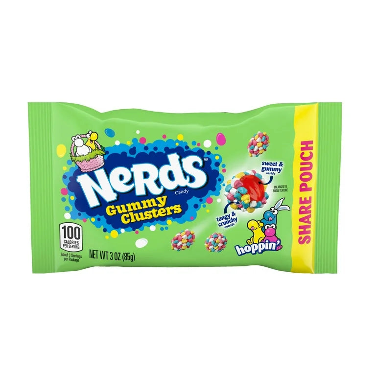 Nerds Easter Hoppin' Gummy Clusters 85g