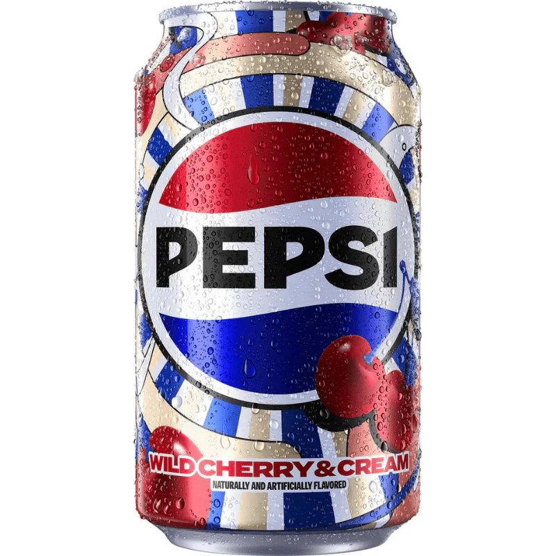 Pepsi Wild Cherry and Cream 355 USA