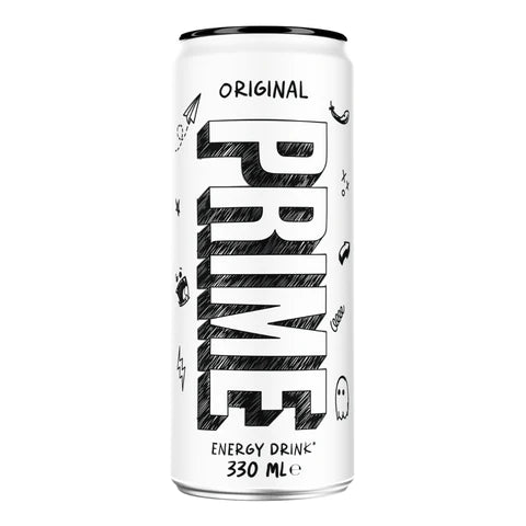 Prime Energy Drink White Can
