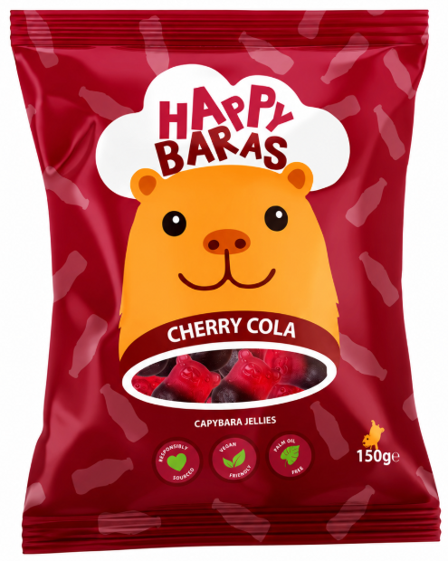 Happy Bara Capybara Cherry Cola Gummies