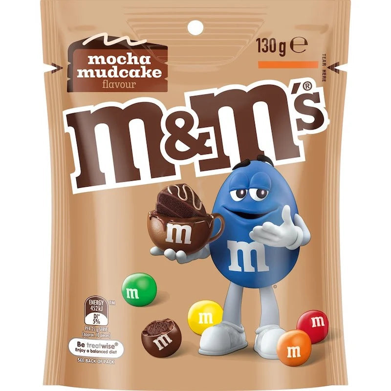 M&M’S Mocha Mudcake Chocolate 130g (Australia) Best Before 05/2024
