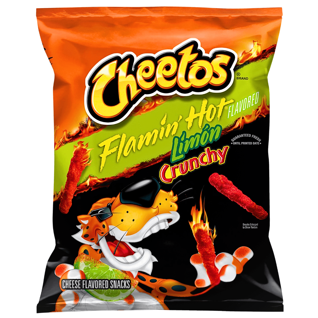 Cheetos Flamin Hot Limon 226g (Big Bag)