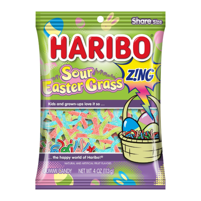 Haribo Sour Easter Grass 113g