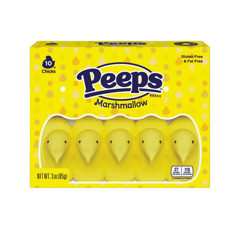 Peeps Easter Yellow Chicks 10pk