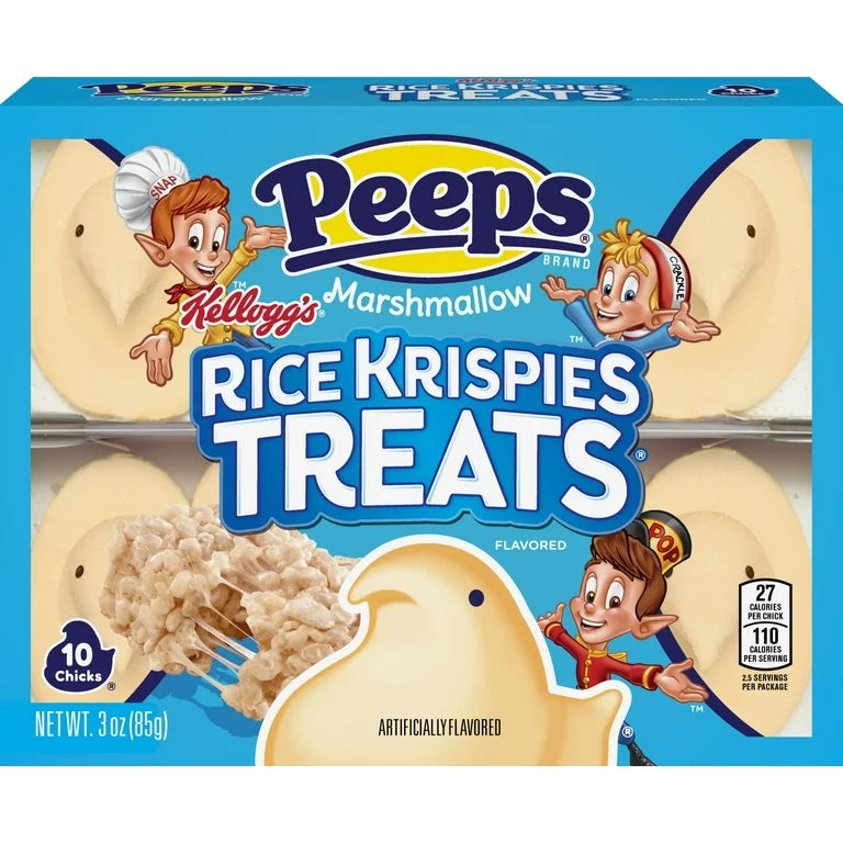 Rice Krispies Treat Flavored Marshmallow Chicks 10pk USA