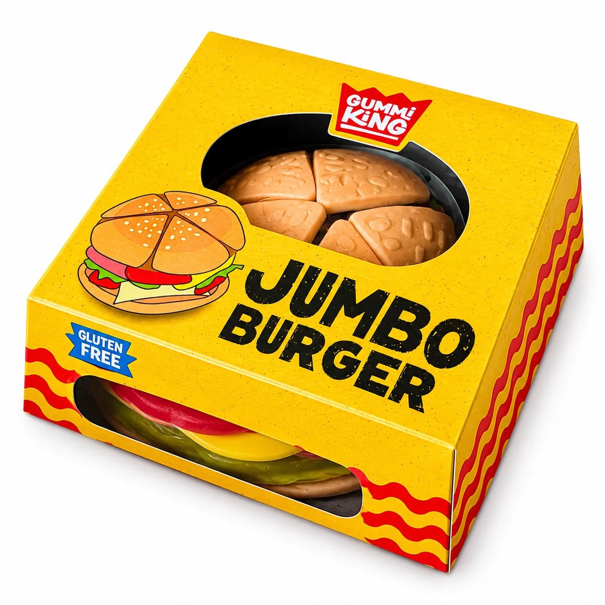 Gummi King Jumbo Burger 88g