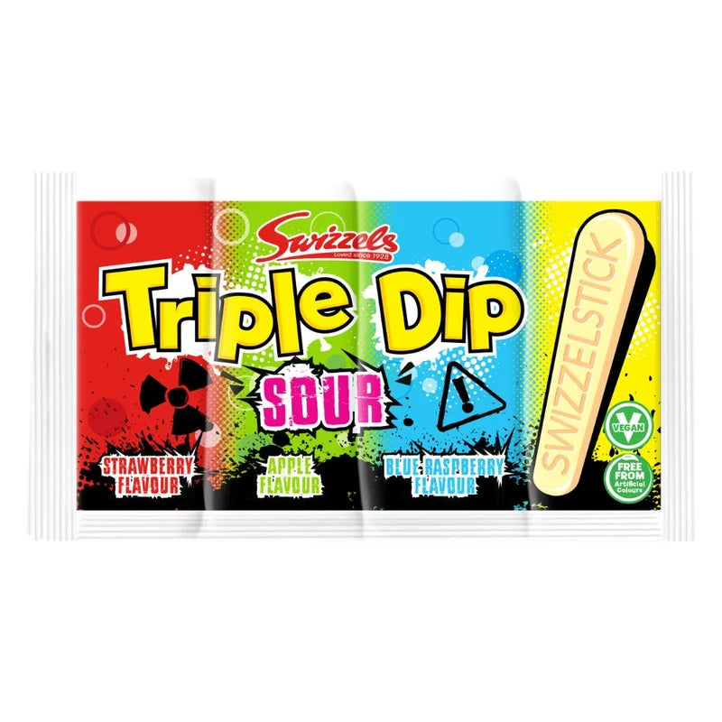 Swizzels Triple Dip Sour 23g
