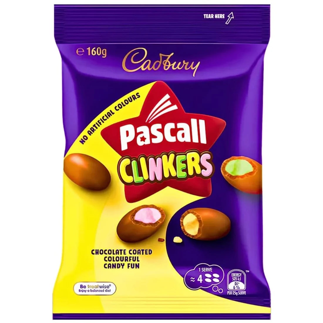 Cadbury Pascall Clinkers 160g (Australian)