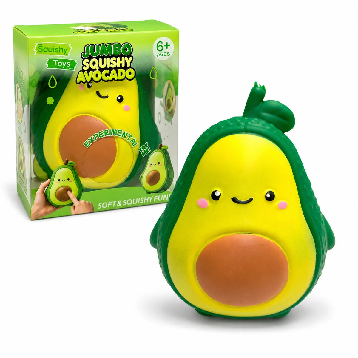 Jumbo Squishy Avocado