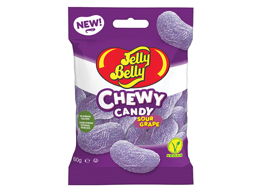 Jelly Belly Grape Sours Vegan 60g (Best Before Dec 23)
