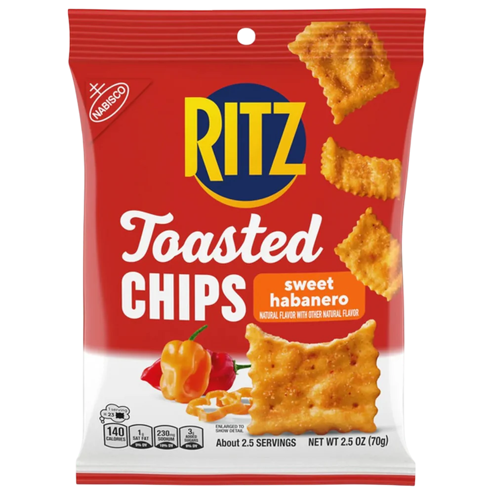 Ritz Bits Sweet Habanero Toasted Chips 70g