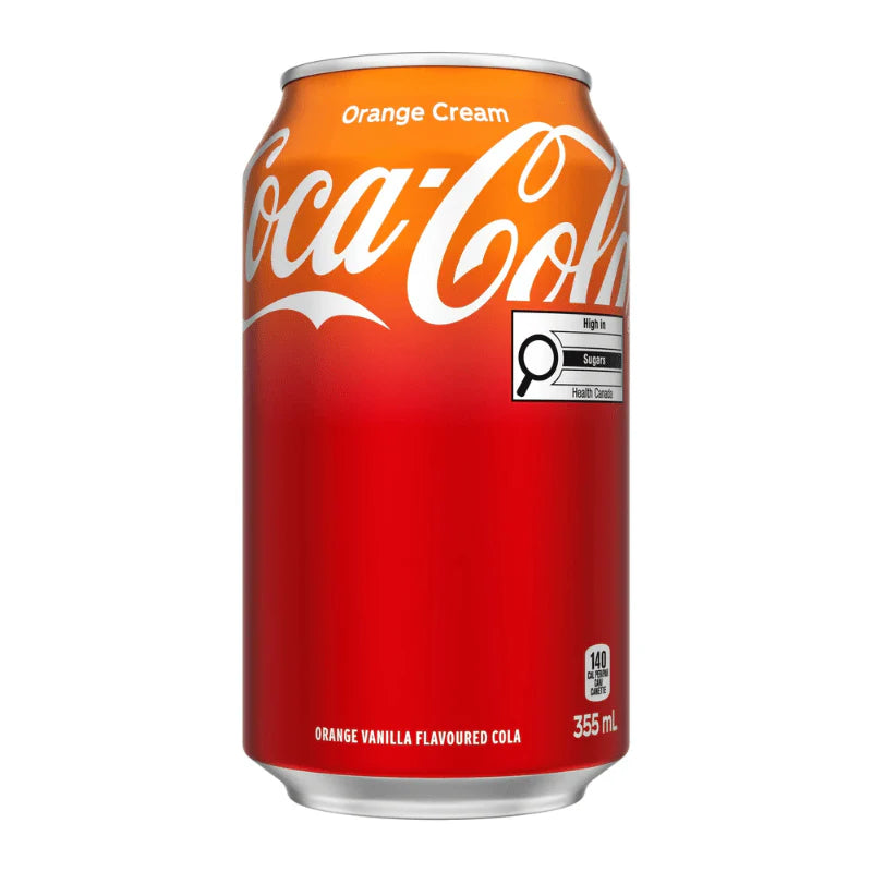 Coca Cola Orange Cream 355ml USA