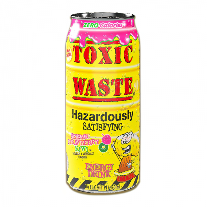 Toxic Waste Seismic Strawberry Kiwi Energy Drink 473ml (USA)