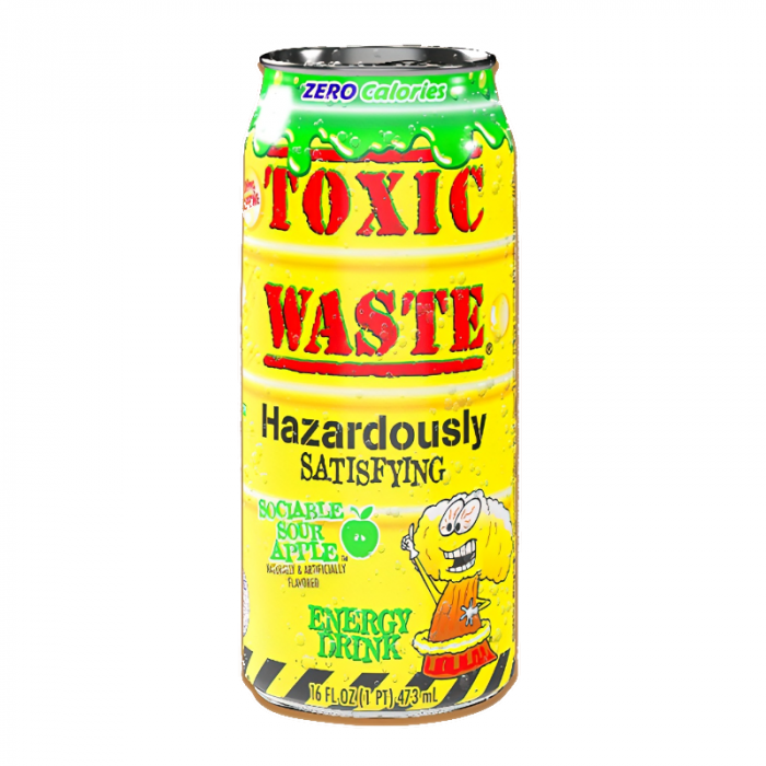 Toxic Waste Sociable Sour Apple Drink 473ml (USA)