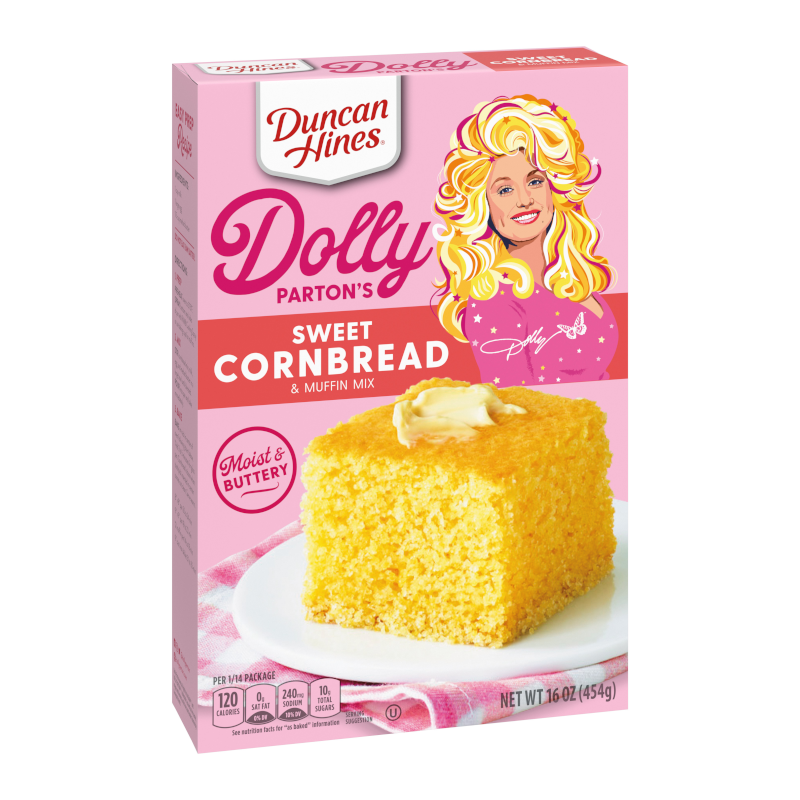 Duncan Hines Dolly Parton's Sweet Cornbread Mix 454g (USA)