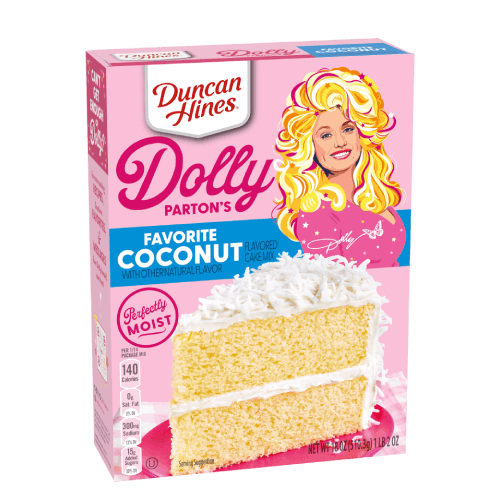 Duncan Hines Dolly Parton's Southern Style Coconut Cake Mix 432g (USA)