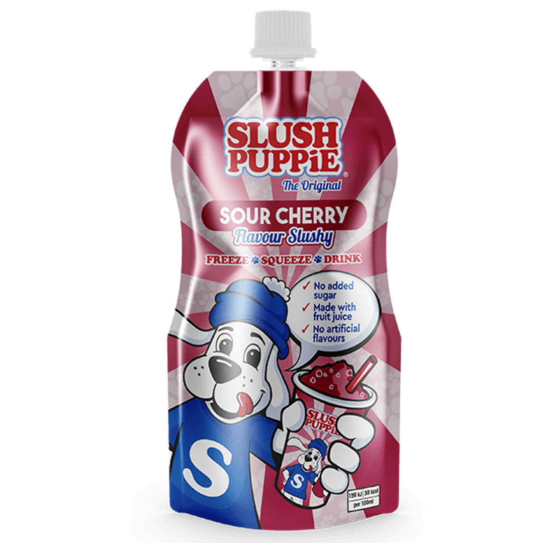 Slush Puppie Sour Cherry Slush Pouches