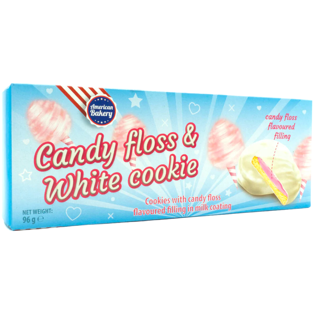 American Bakery Cookie Candy Floss & White Cookie 96g