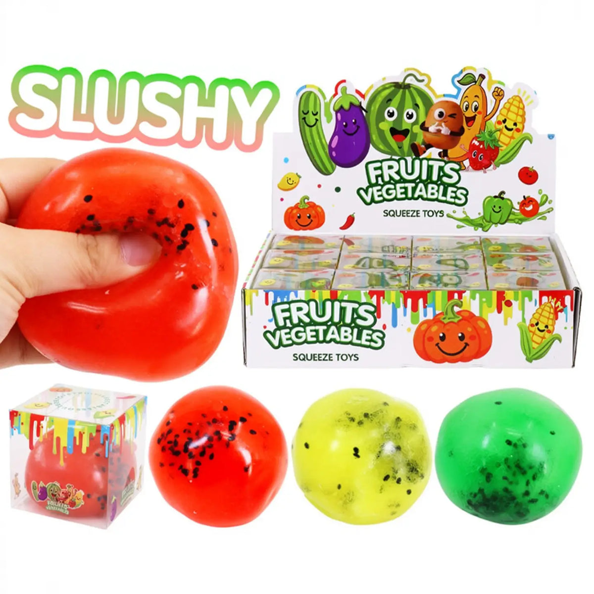 Fruit Slushy Squishy Toy