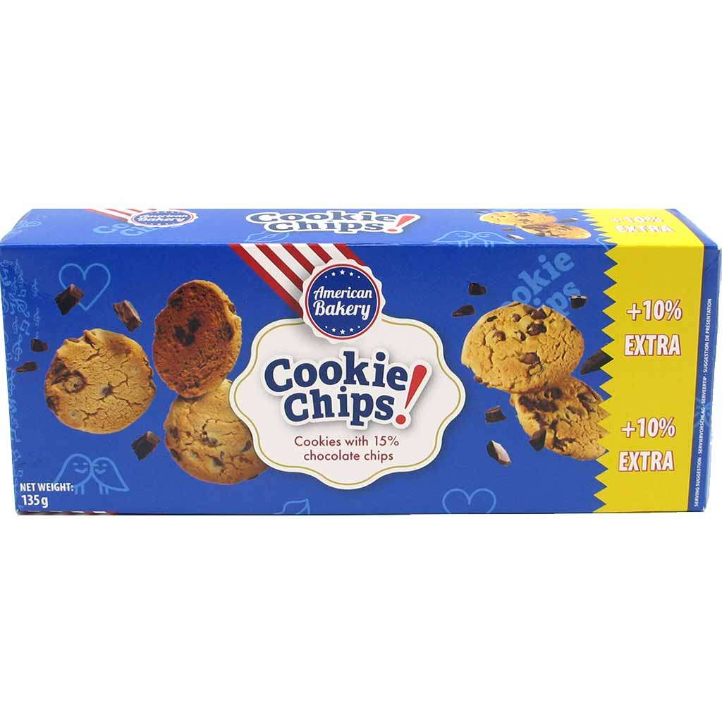 American Bakery Cookie Chips 135g