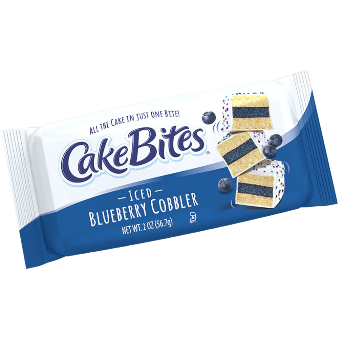 Cake Bites Iced Blueberry Cobbler 56g