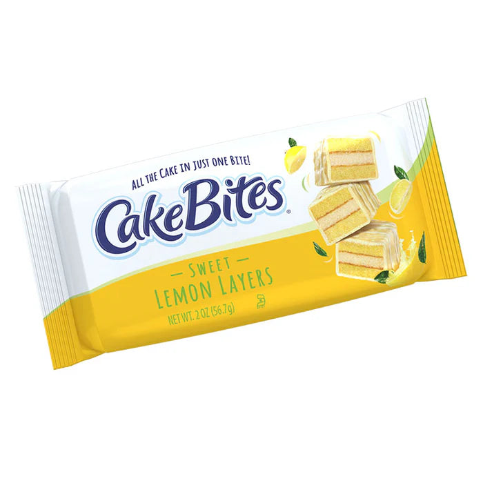 Cake Bites Sweet Lemon Layers 56g