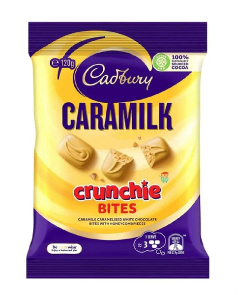 Caramilk Crunchie Bites 120g (Australia)
